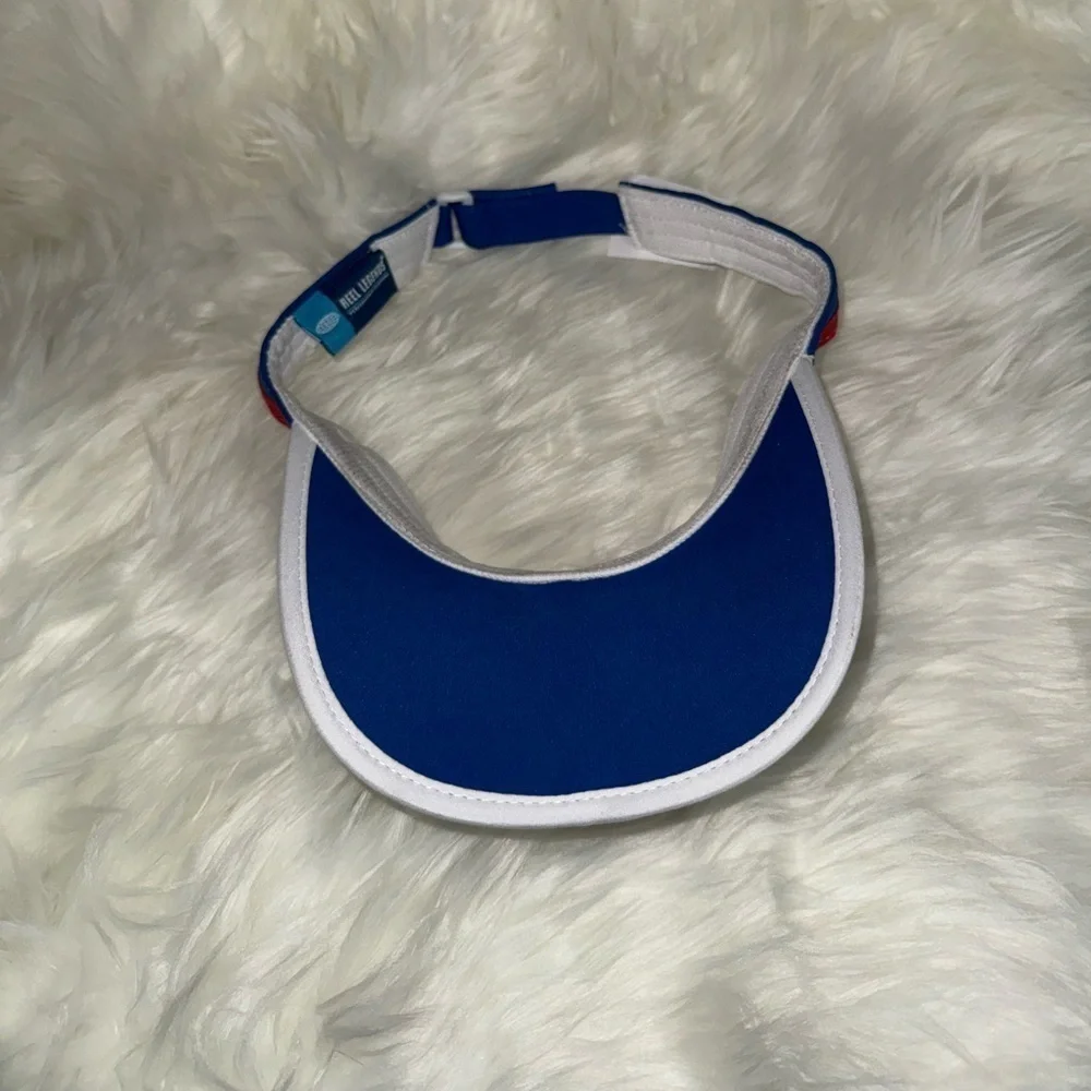 Reel Legends- visor- nwt- red white and blue